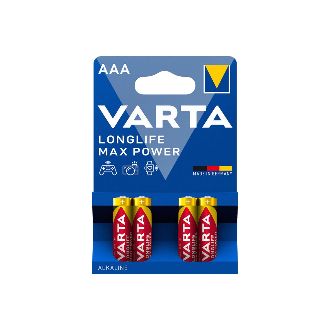 ელემენტი VARTA Longlife Max Power 4 AAA — ელემენტები და ბატარეები
